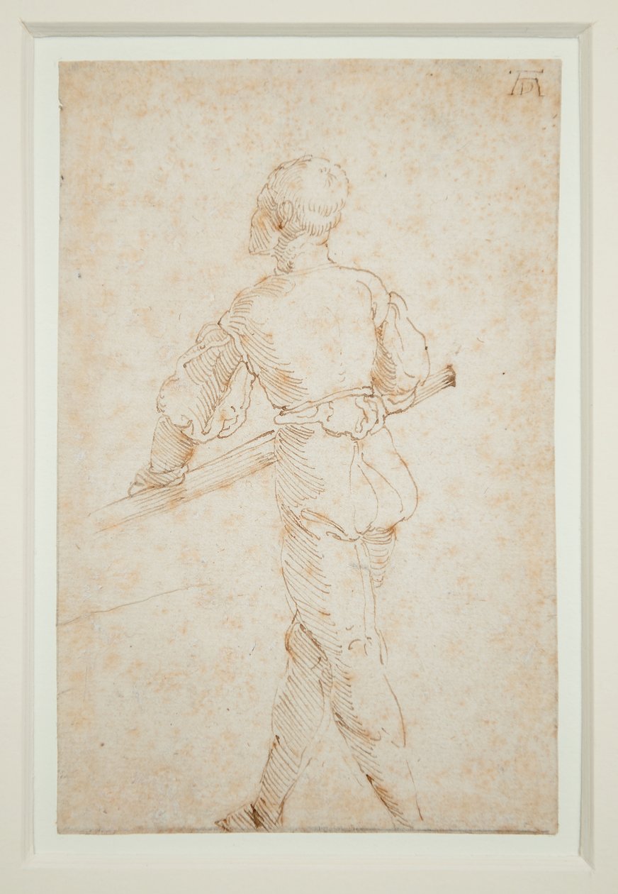 Un uomo con un remo da Albrecht Dürer