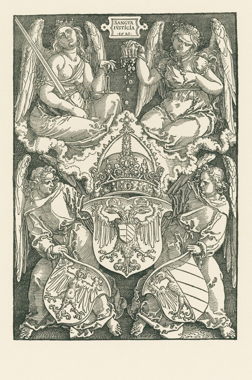 Allegoria con lo stemma dell