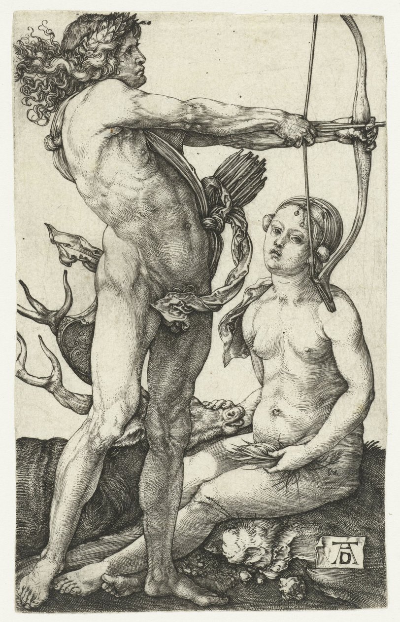Apollo e Diana da Albrecht Dürer or Duerer