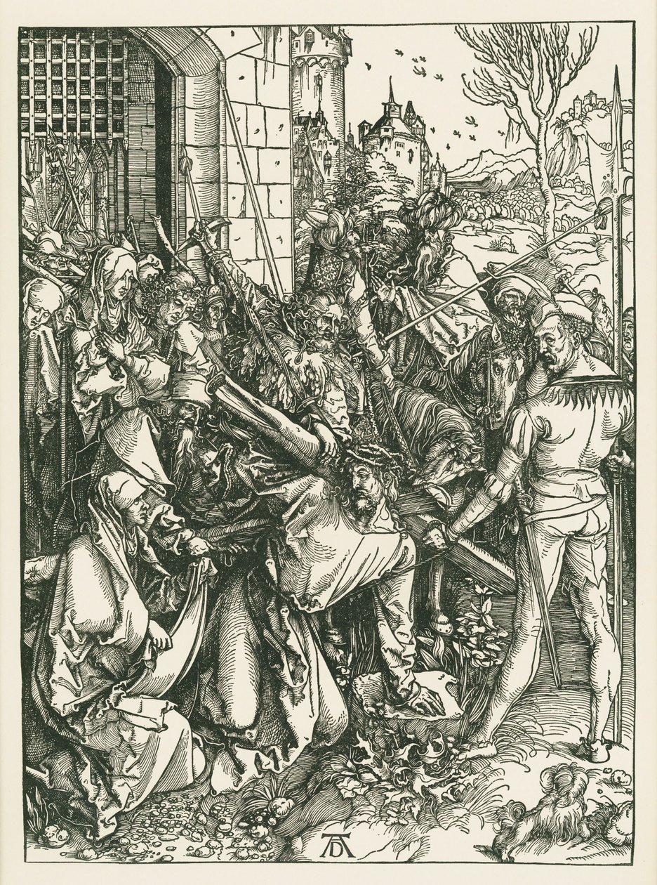 Cristo portacroce, 1498-99 circa (xilografia) da Albrecht Dürer or Duerer