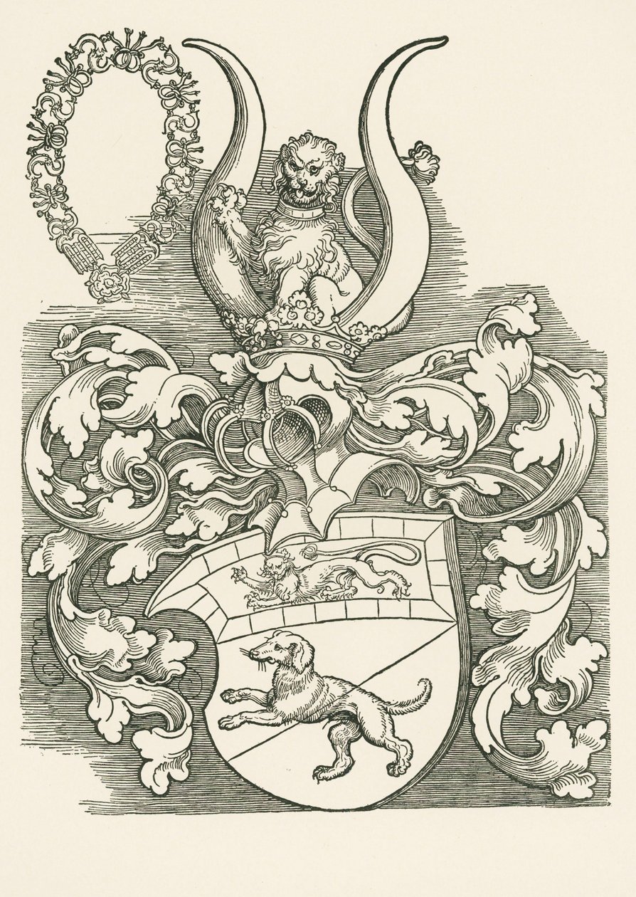 Stemma di Lorenz Staiber da Albrecht Dürer or Duerer