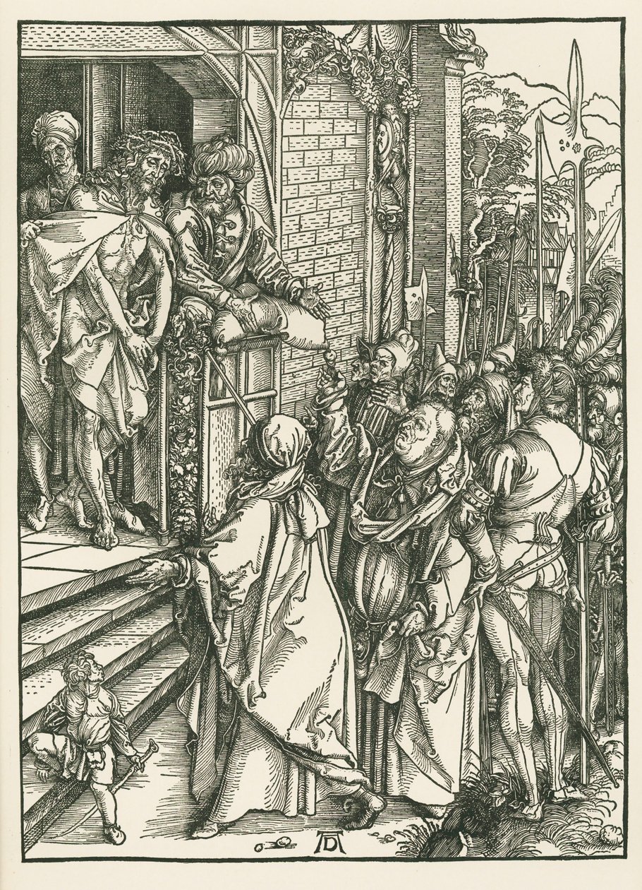 Ecce Homo, 1498 circa (xilografia) da Albrecht Dürer or Duerer