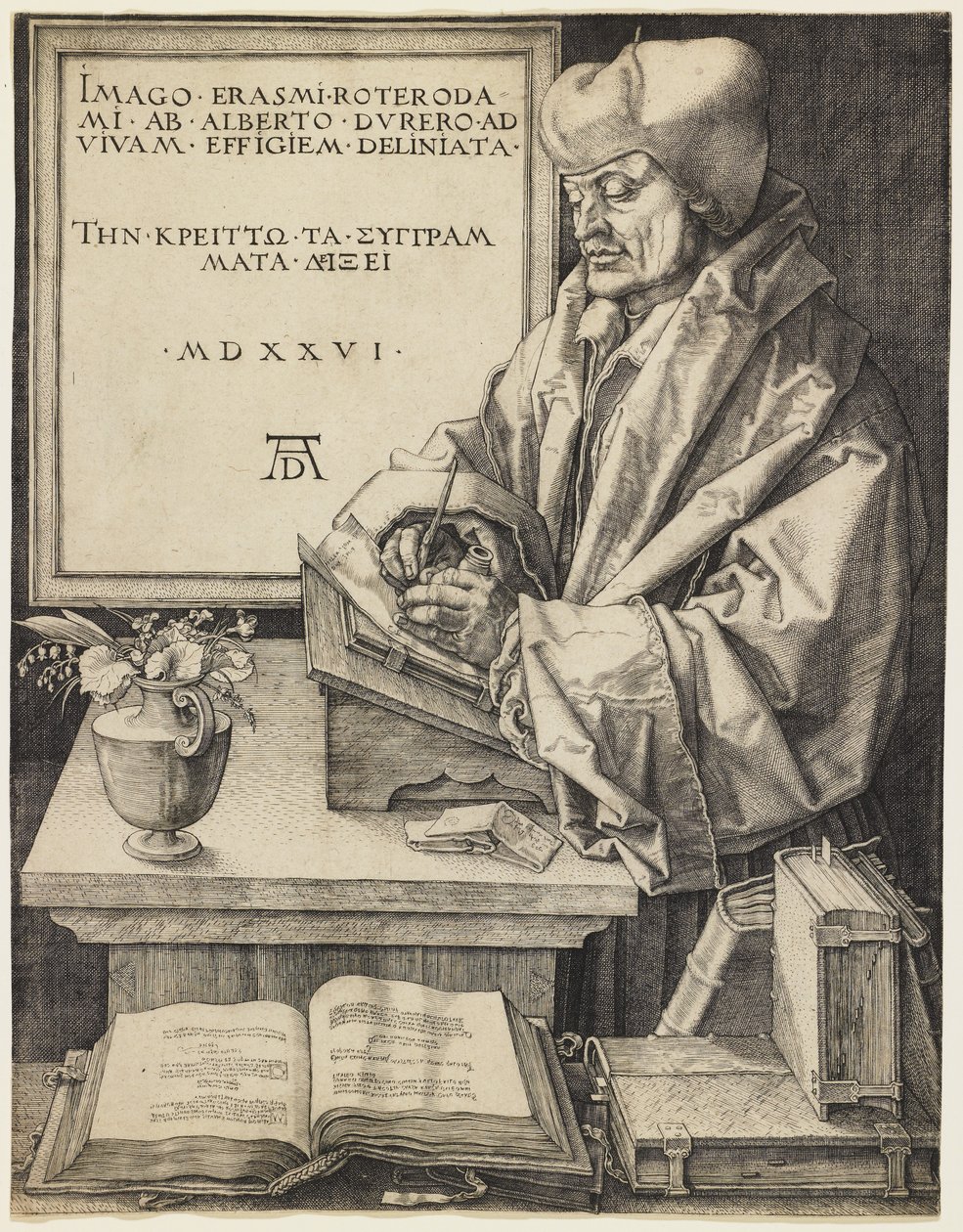 Erasmo da Rotterdam da Albrecht Dürer