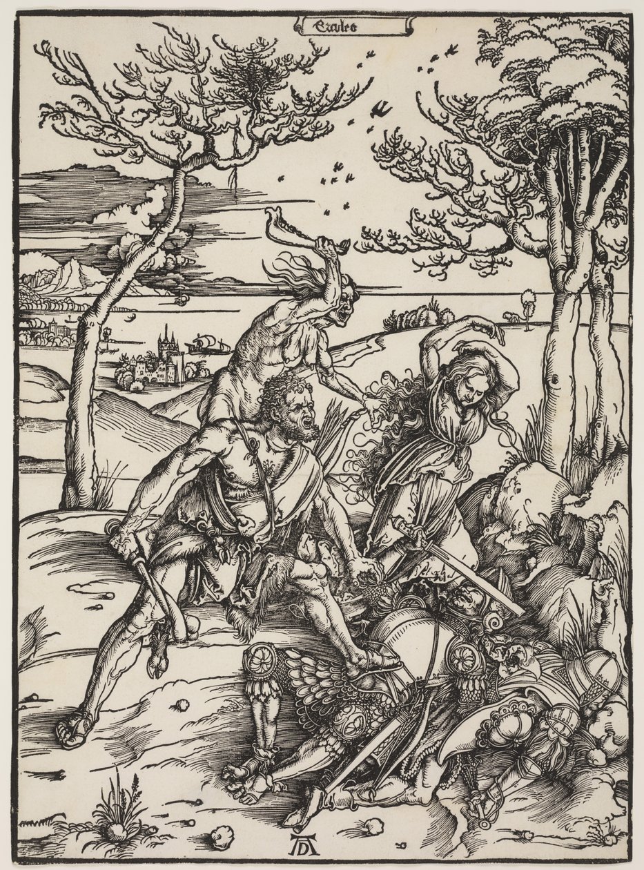 Ercole che Conquista Caco, c.1496 da Albrecht Dürer