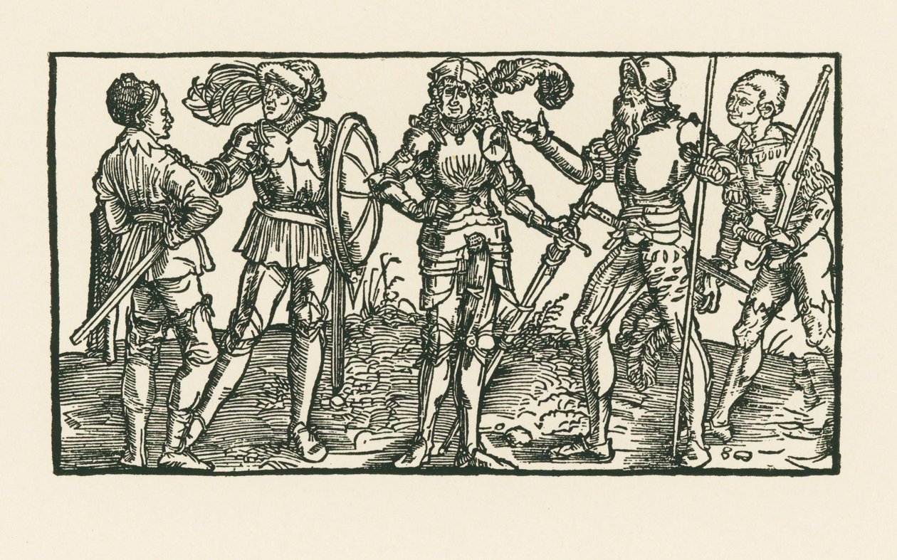 Cavalieri e soldati da Albrecht Dürer or Duerer