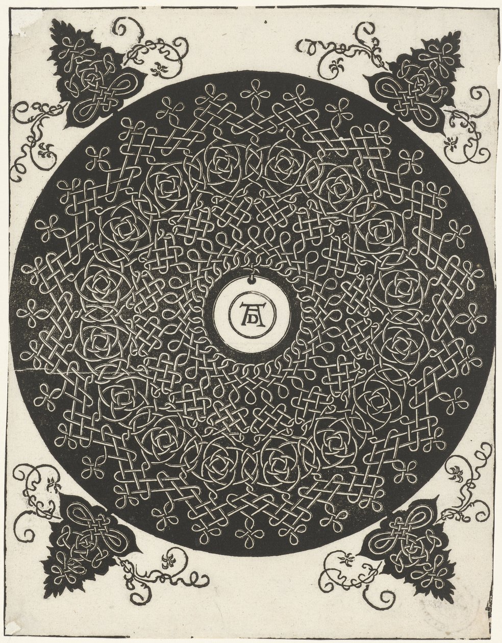 Disegno di merletto da Albrecht Dürer or Duerer