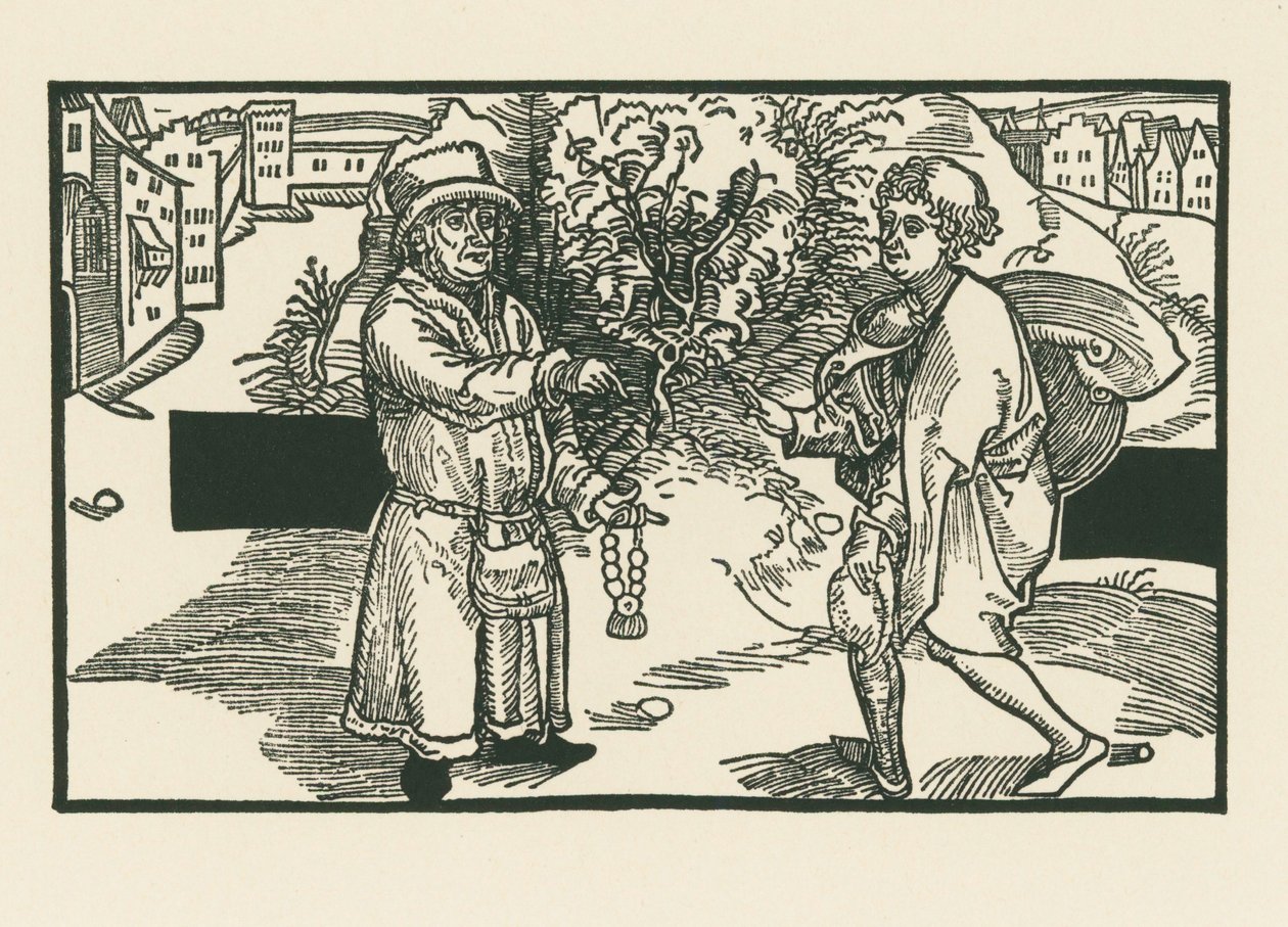 Laches e Parmeno, 1492-93 circa (xilografia) da Albrecht Dürer or Duerer