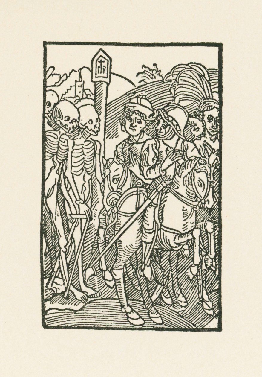 Incontro tra vivi e morti da Albrecht Dürer or Duerer