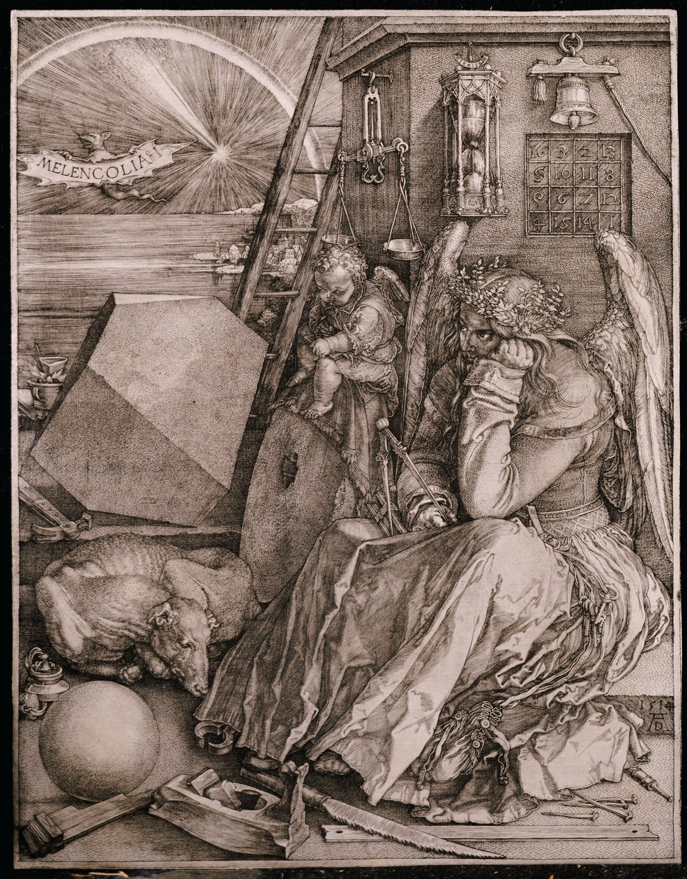 Melancholia, 1513 da Albrecht Dürer