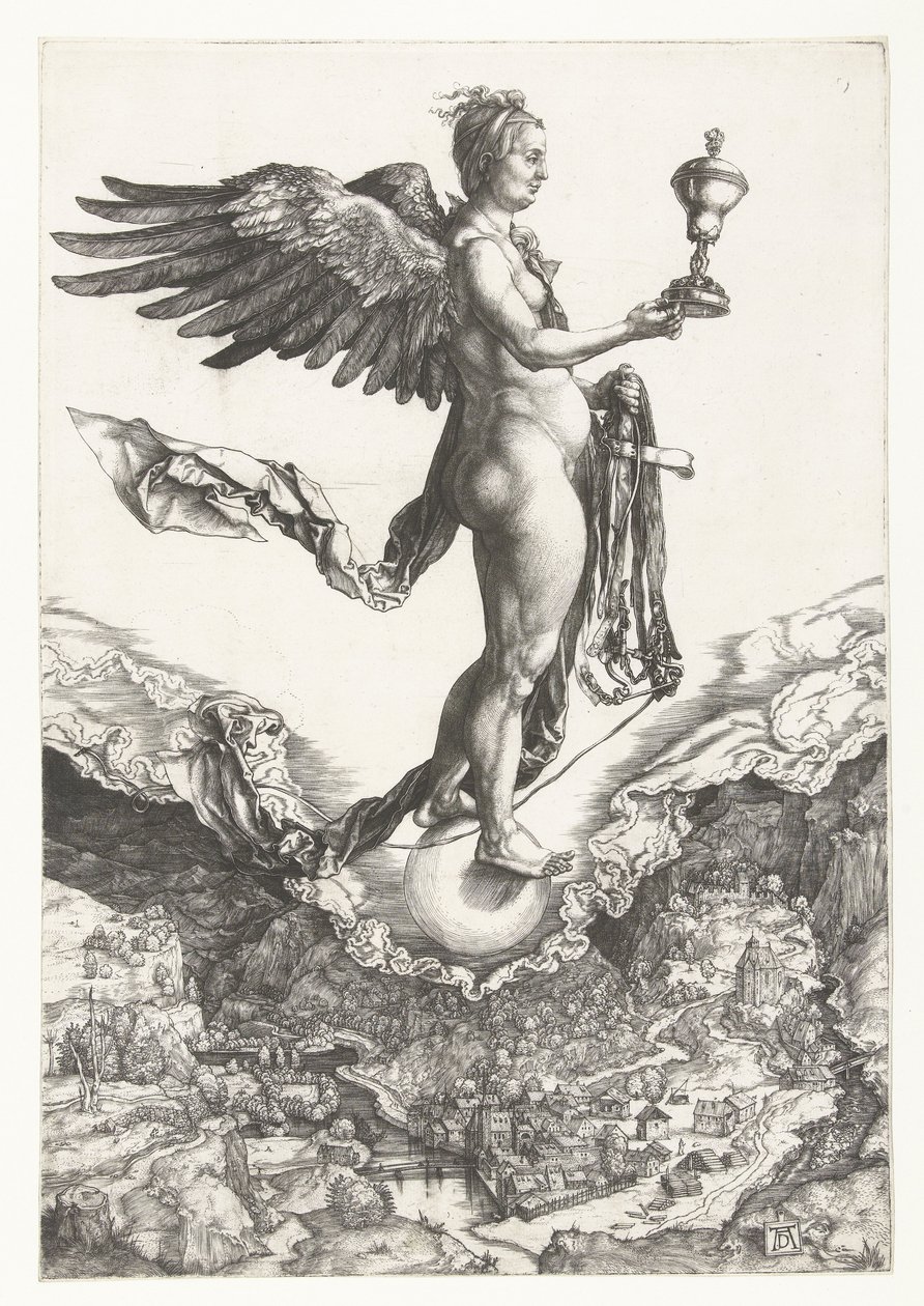 Nemesi (La grande fortuna) da Albrecht Dürer or Duerer