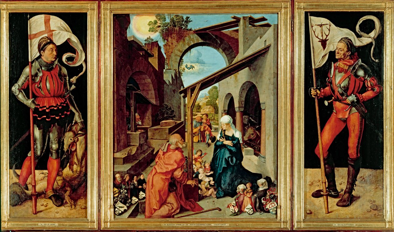 Altare di Paumgartner, 1500 circa (olio su tavola di calce) da Albrecht Dürer or Duerer