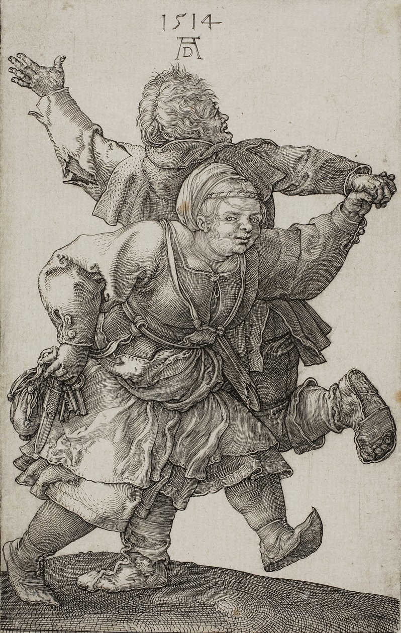 Coppia di contadini che balla da Albrecht Dürer