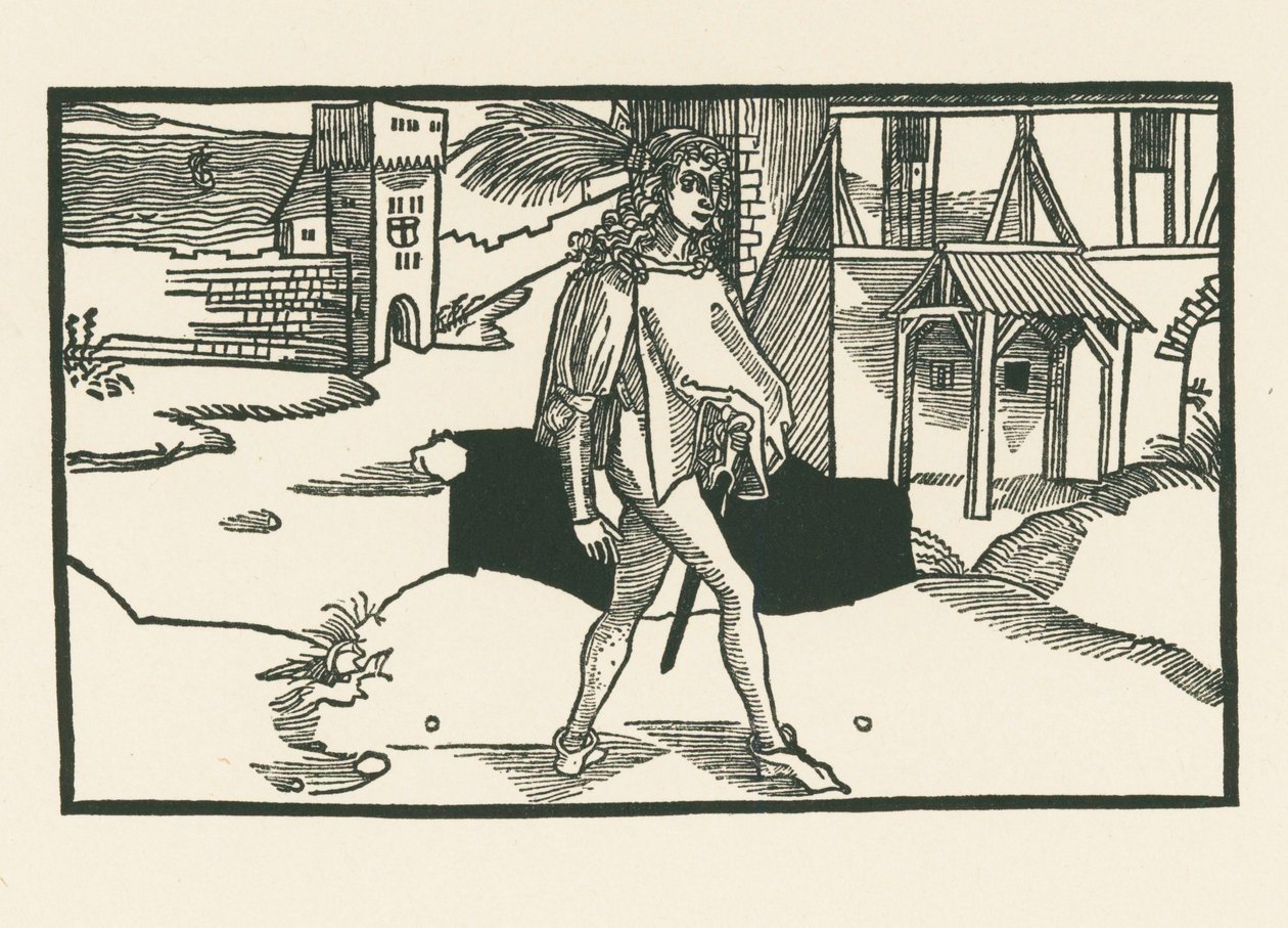 Fedria, 1492-93 circa (xilografia) da Albrecht Dürer or Duerer
