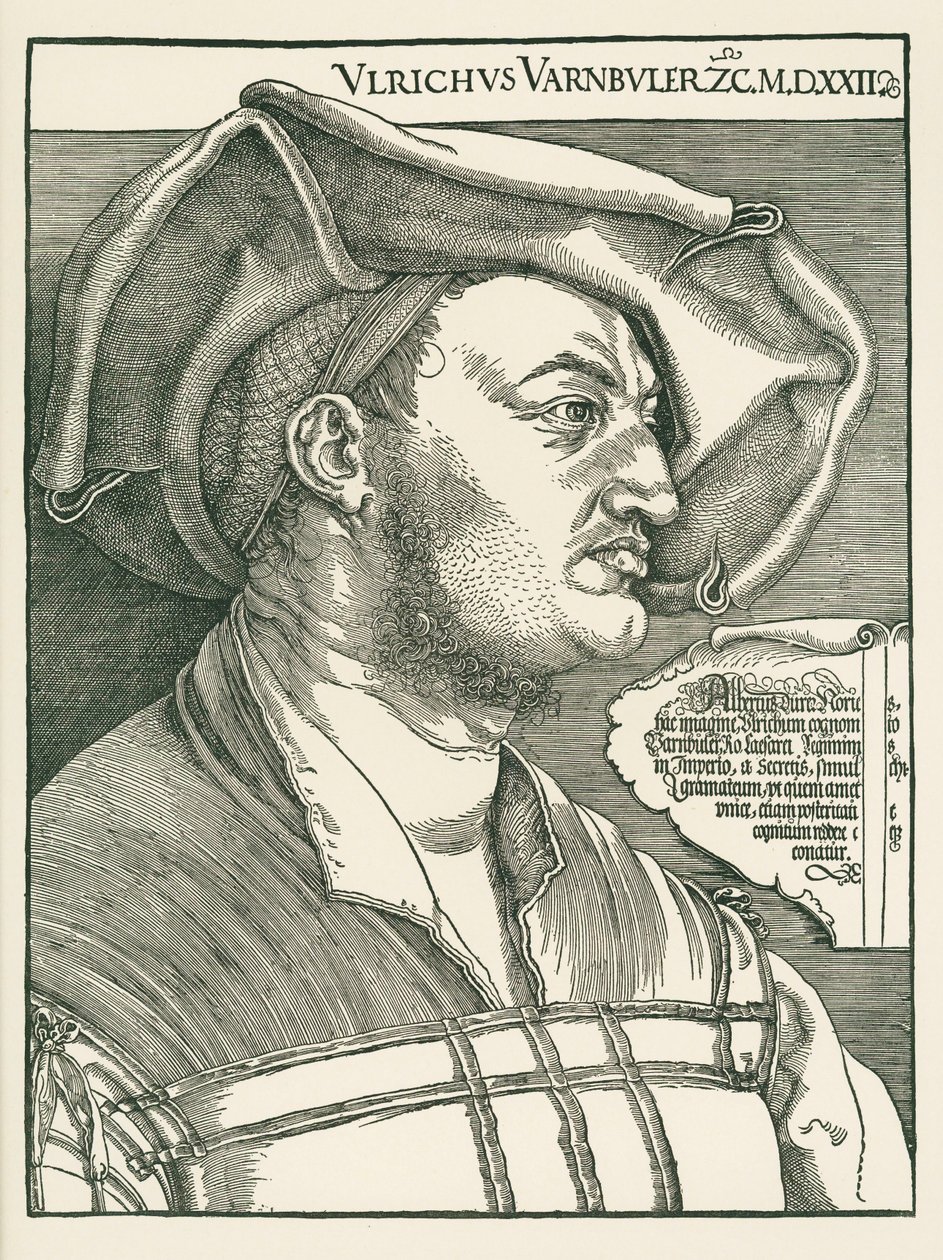 Ritratto di Ulrich Varnbueler da Albrecht Dürer or Duerer