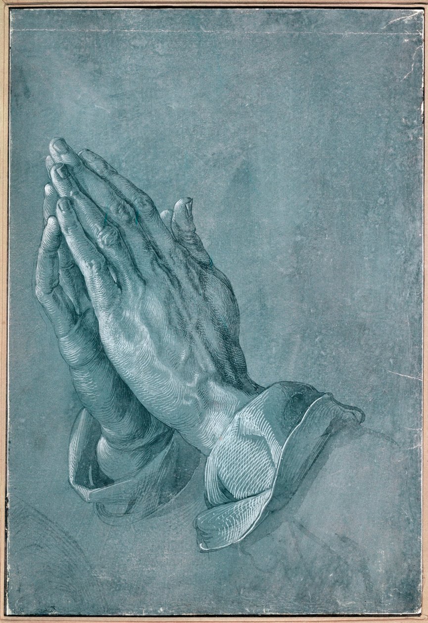Mani in preghiera da Albrecht Dürer or Duerer