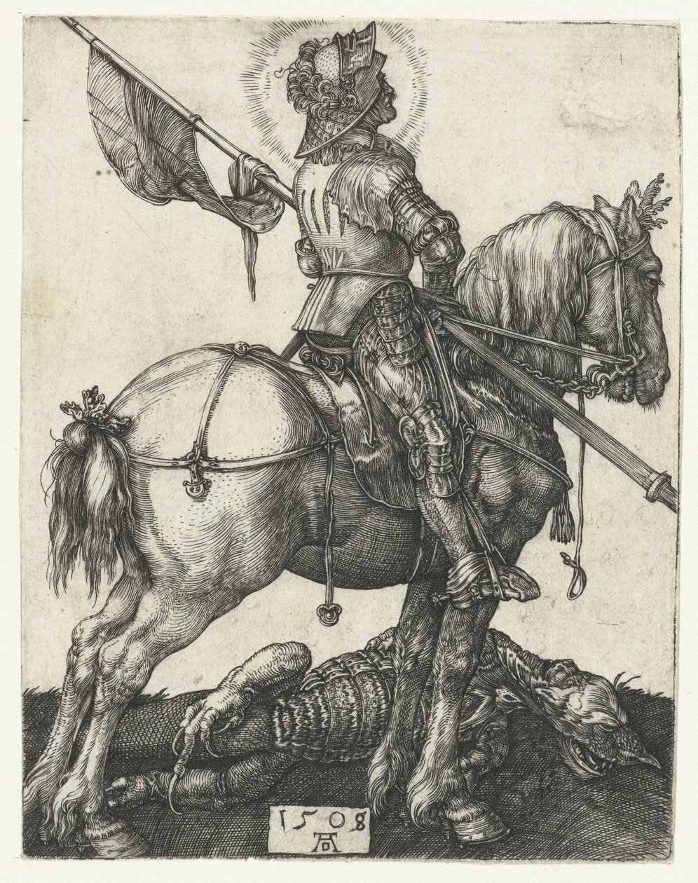 San Giorgio e il drago da Albrecht Dürer or Duerer