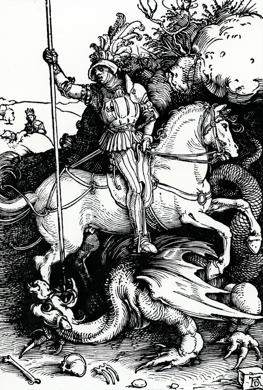 San Giorgio e il drago da Albrecht Dürer