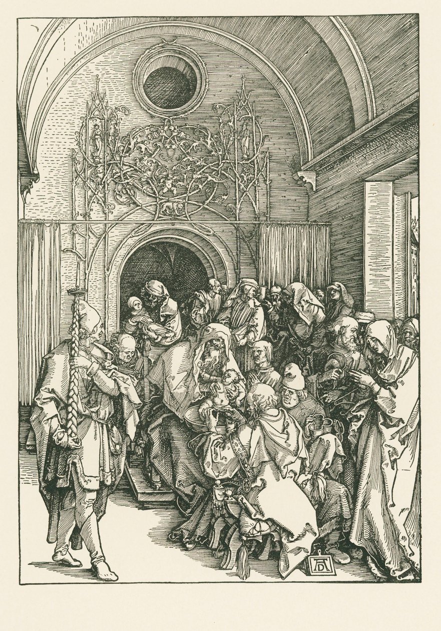 La circoncisione di Cristo, 1504 circa (xilografia) da Albrecht Dürer or Duerer