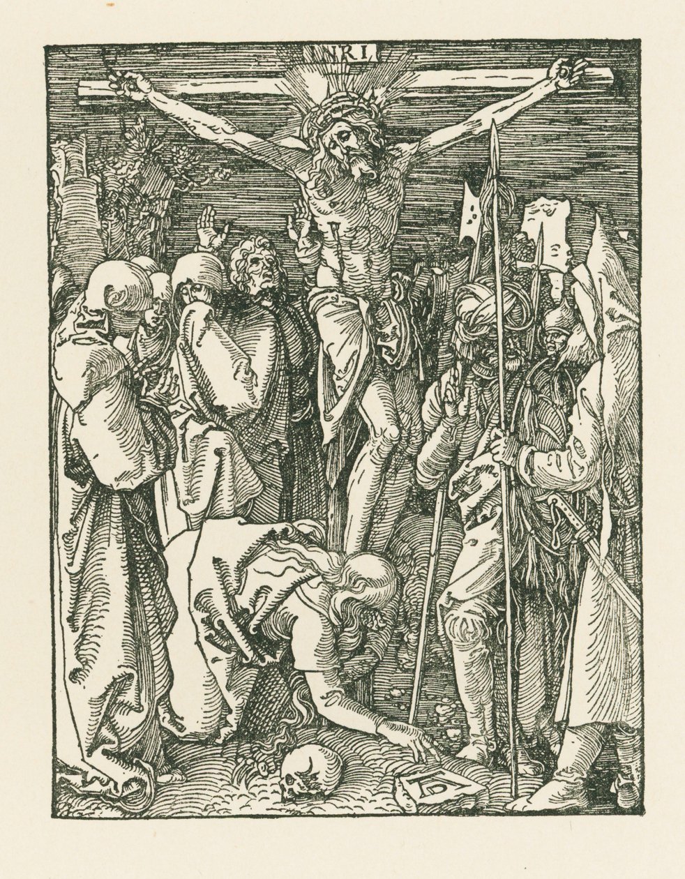 La Crocifissione, 1509 circa (xilografia) da Albrecht Dürer or Duerer