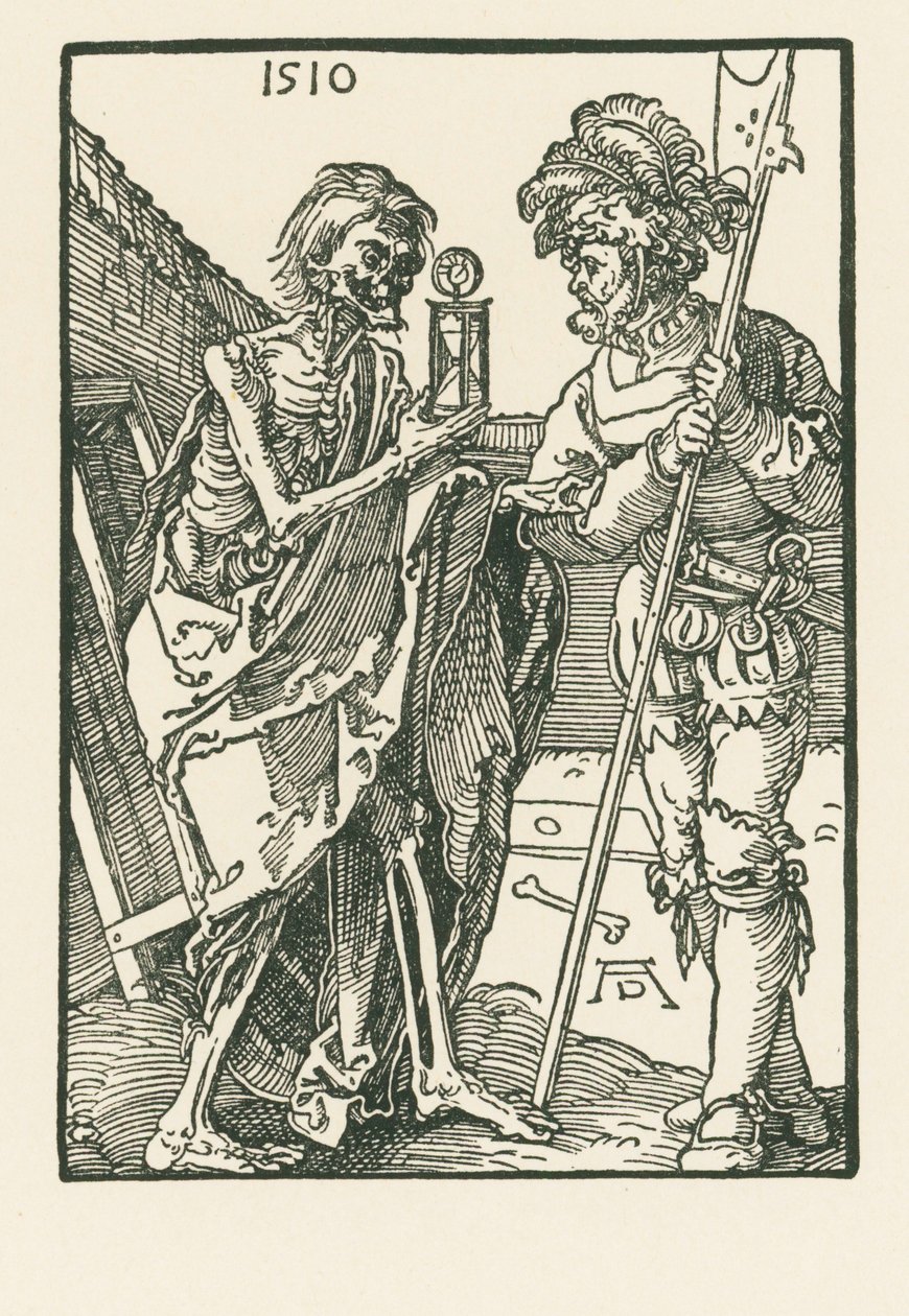 La morte e il lanzichenecco da Albrecht Dürer or Duerer