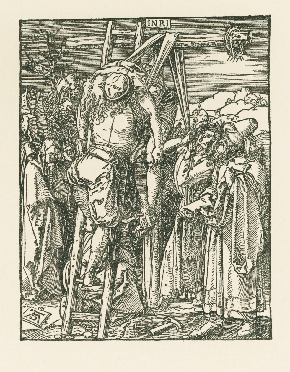 La discesa dalla croce, 1509-10 circa (xilografia) da Albrecht Dürer or Duerer