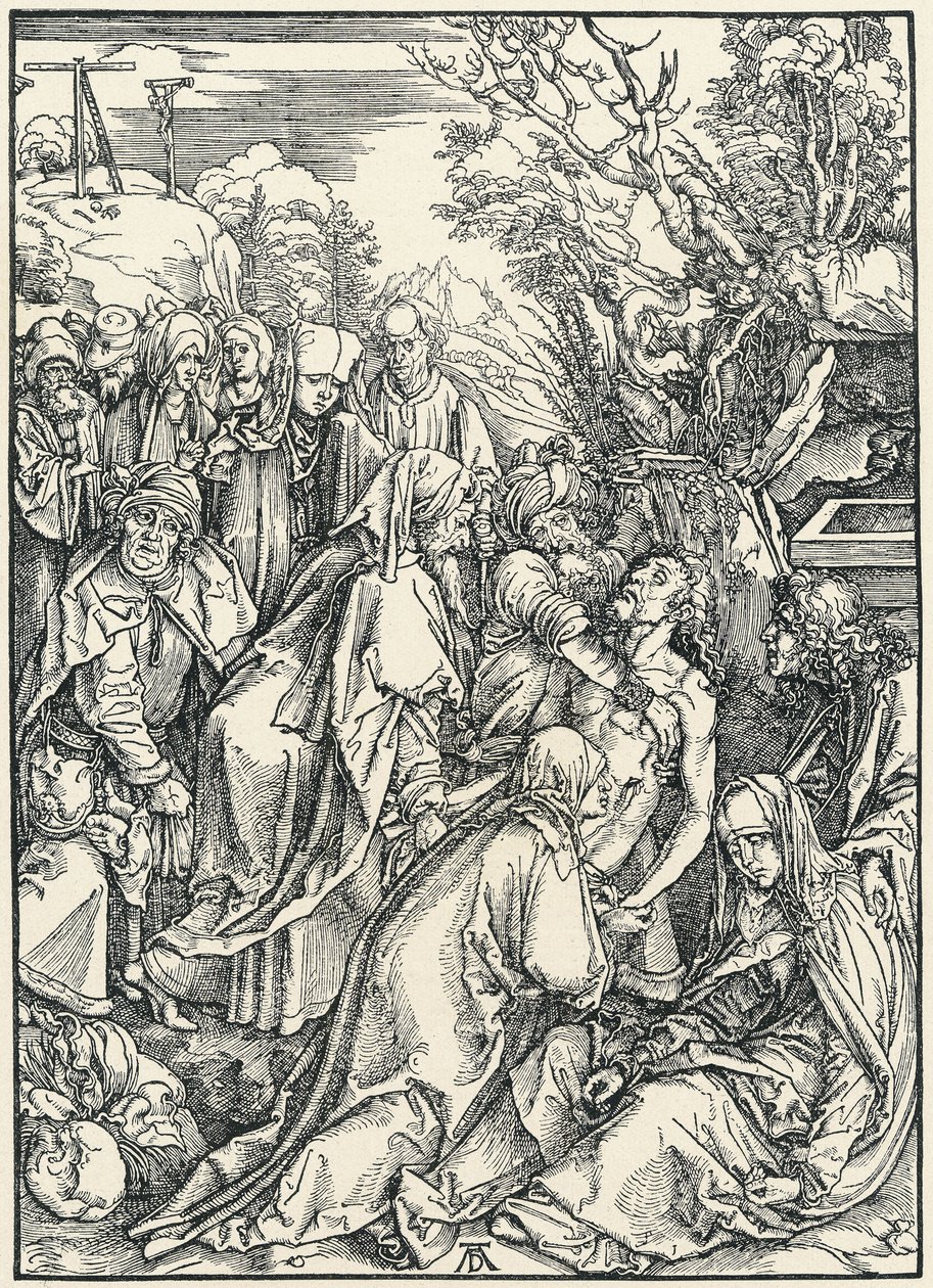 La Deposizione, dalla Grande Passione, c.1496-97 da Albrecht Dürer