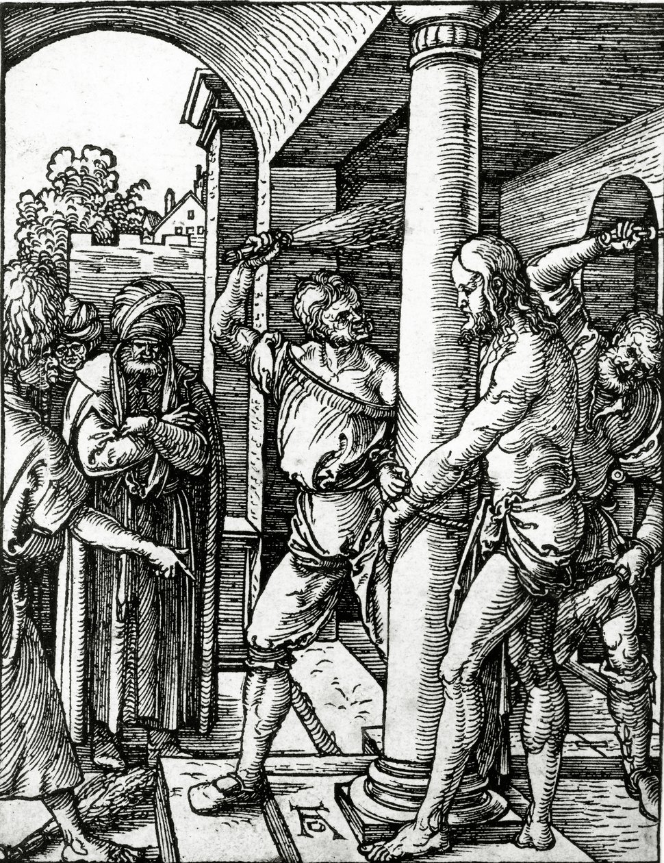 La flagellazione di Cristo, dalla serie La piccola passione da Albrecht Dürer or Duerer