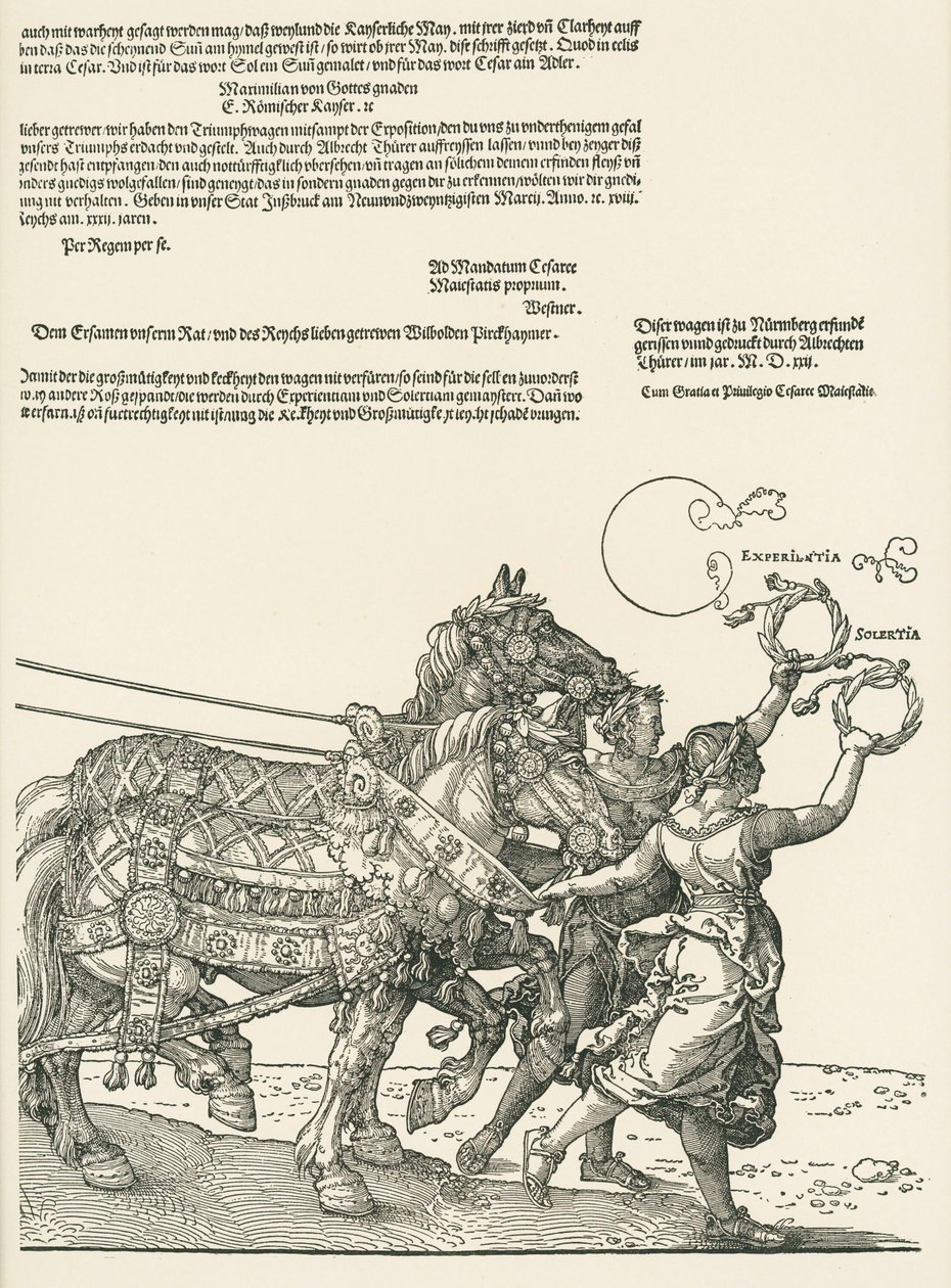 La grande macchina trionfale da Albrecht Dürer or Duerer