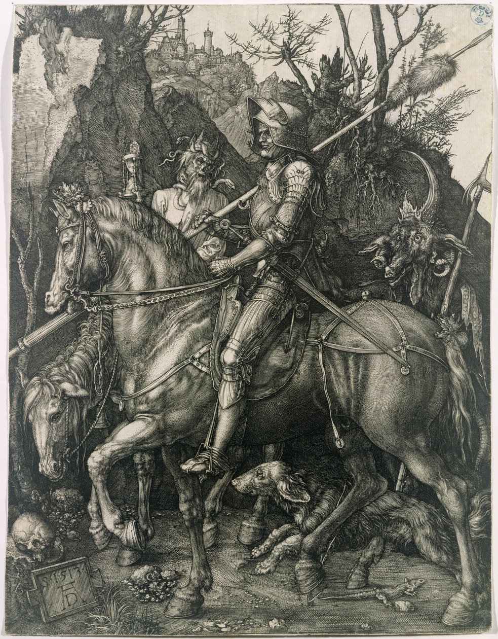 Il cavaliere, la morte e il diavolo da Albrecht Dürer
