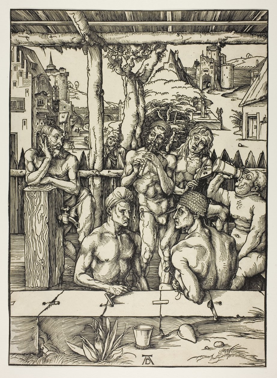 Il bagno degli uomini da Albrecht Dürer