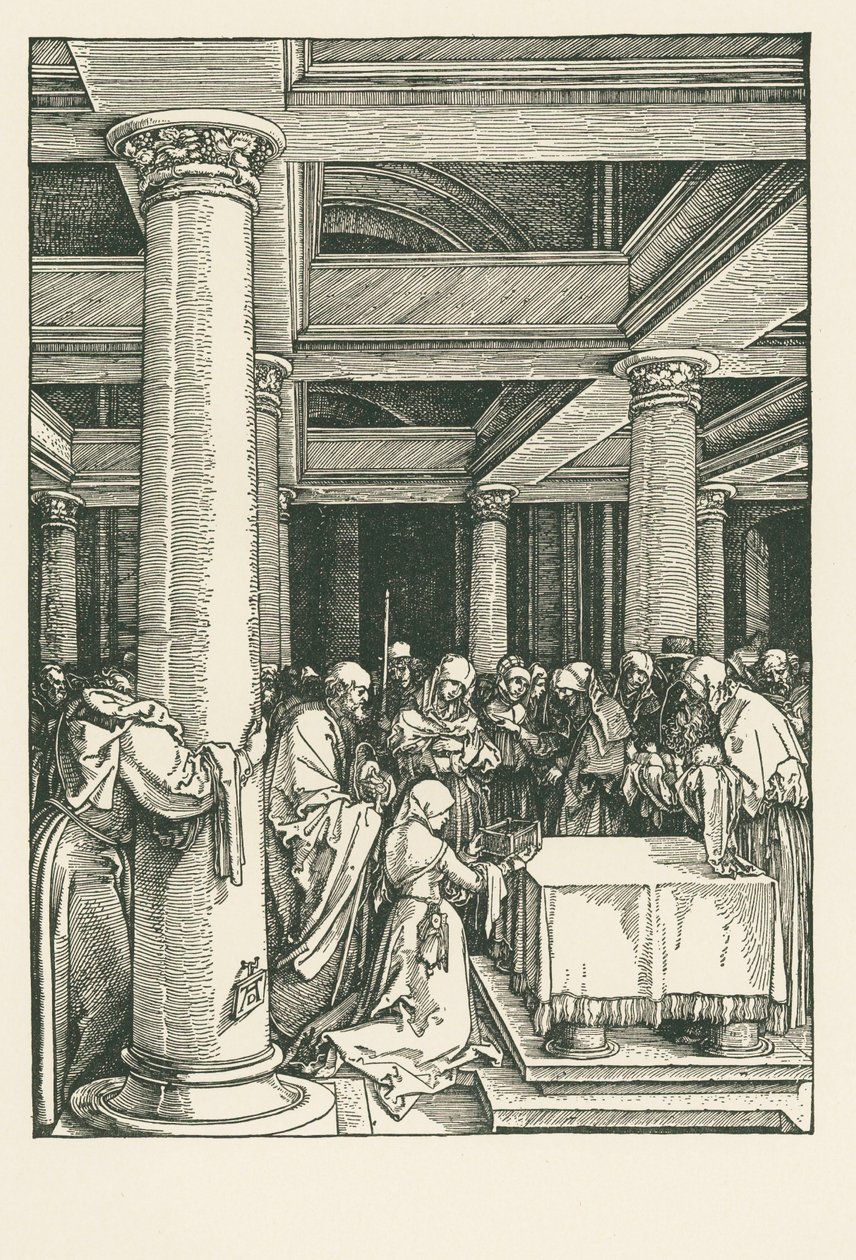 La presentazione di Cristo al Tempio ... da Albrecht Dürer or Duerer