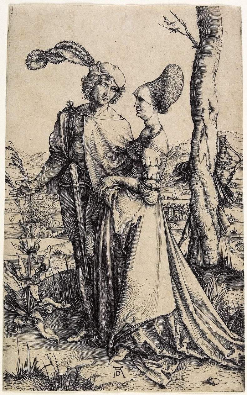 La passeggiata, c. 1496 da Albrecht Dürer