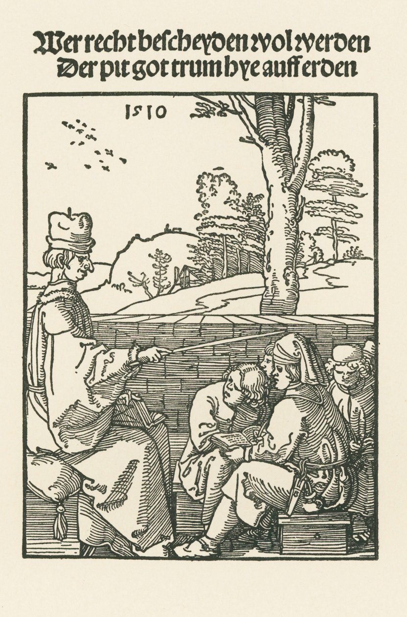 Il maestro di scuola da Albrecht Dürer or Duerer