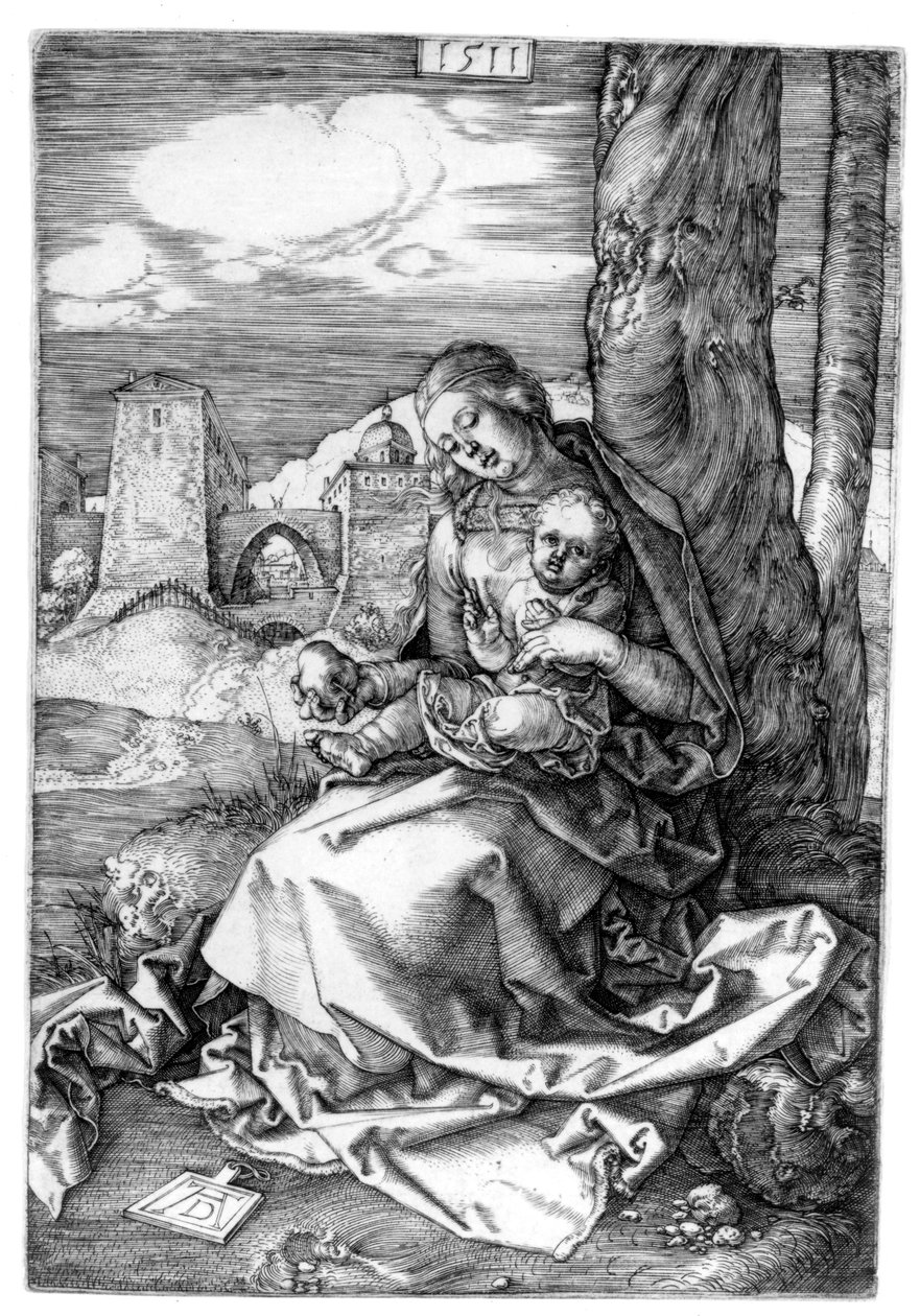La Vergine e il Bambino con la Pera, 1511 da Albrecht Dürer