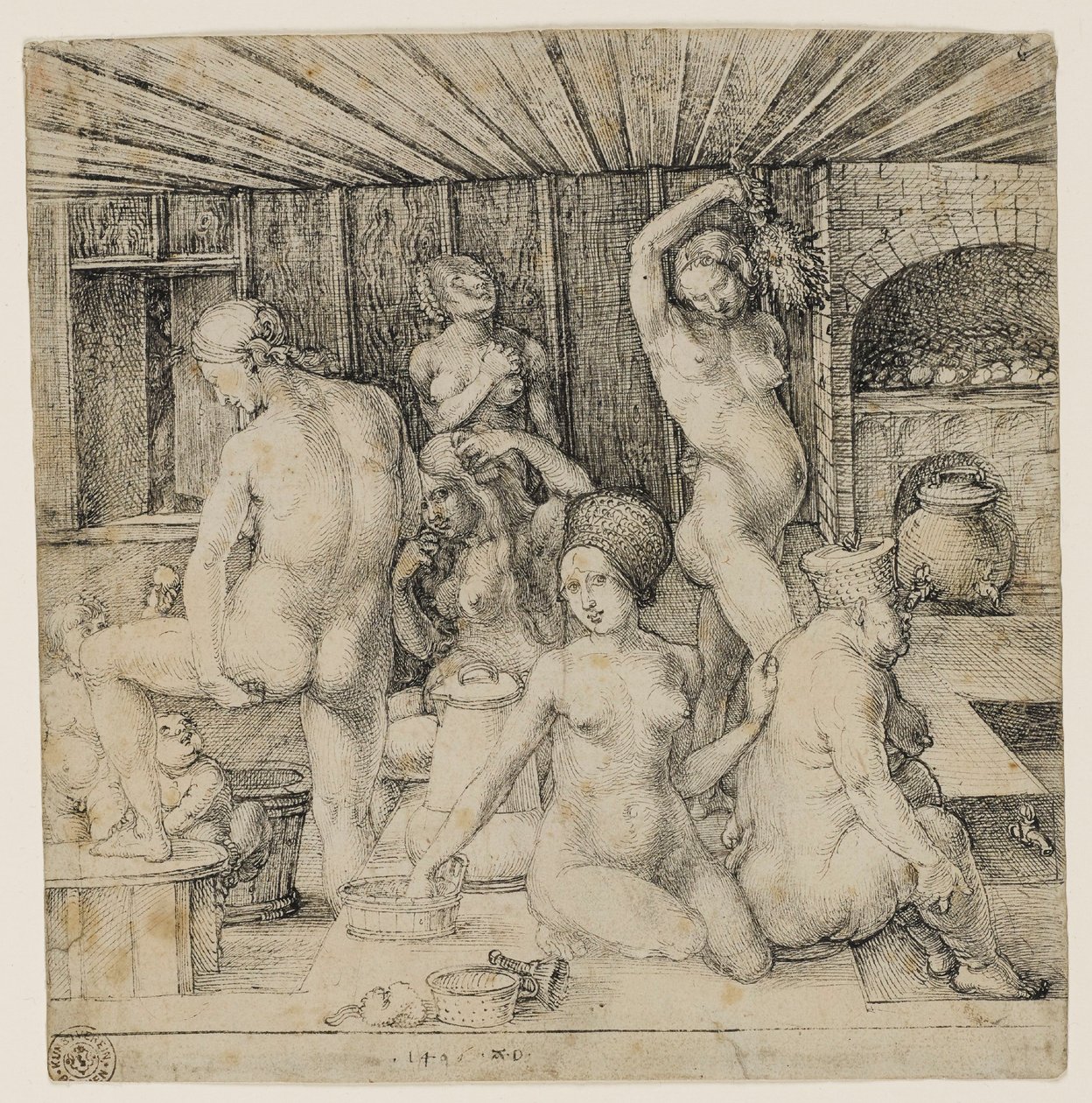 Il bagno delle donne da Albrecht Dürer or Duerer