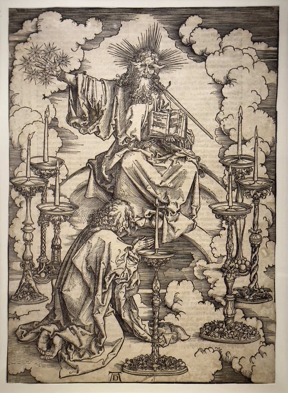La visione dei 7 candelabri da Albrecht Dürer or Duerer
