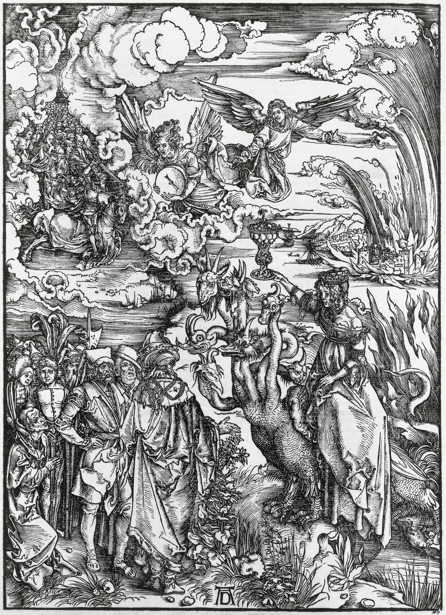 La prostituta di Babilonia, Apocalisse da Albrecht Dürer