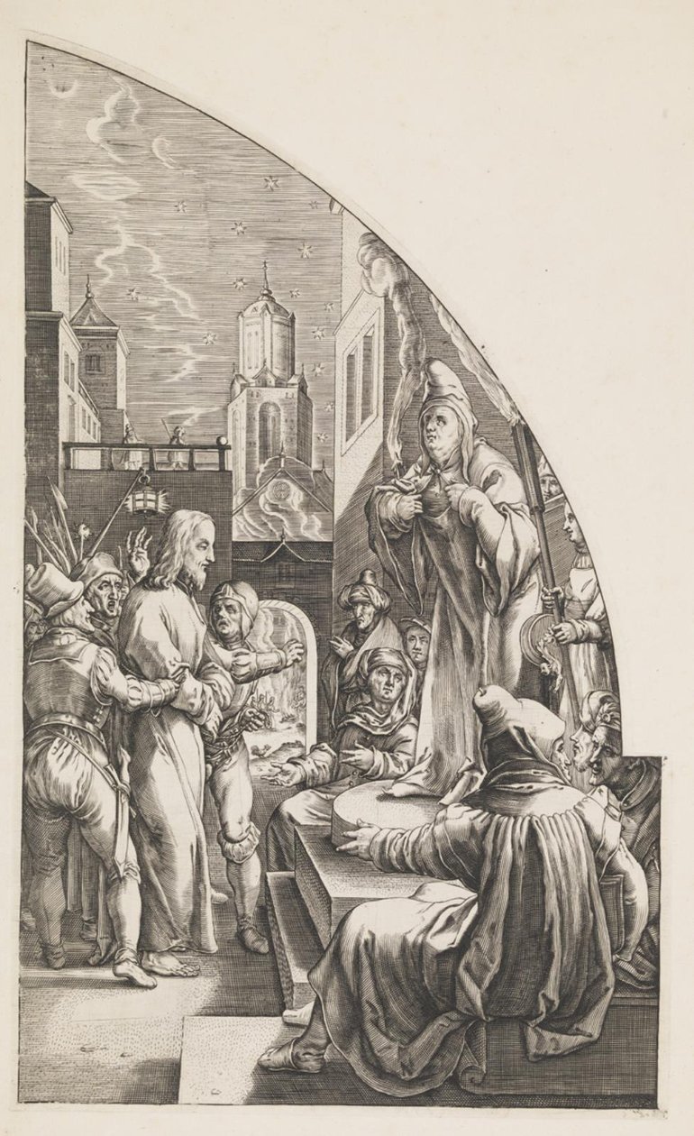 Cristo davanti a Caifa da Albrecht von Horn