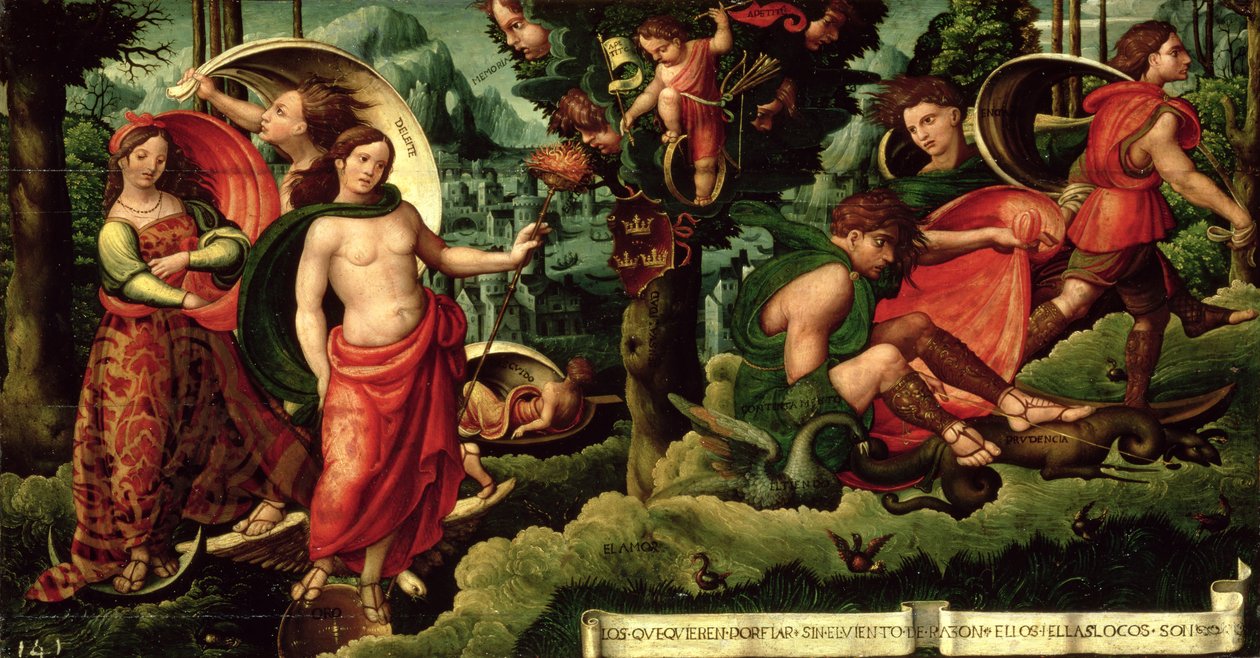 Allegoria delle passioni umane da Alcira Master