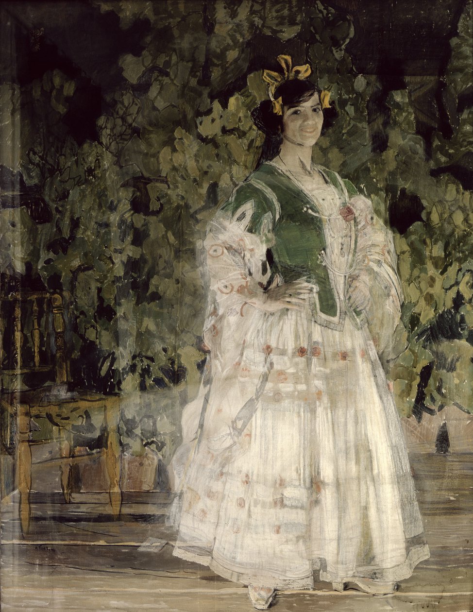 Ritratto di Maria Kusnetsova-Benois come Carmen da Aleksandr Jakovlevic Golovin