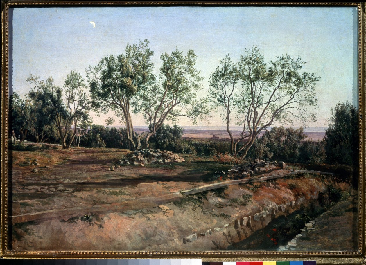 Ulivi vicino al cimitero di Albano da Aleksandr Andreevich Ivanov