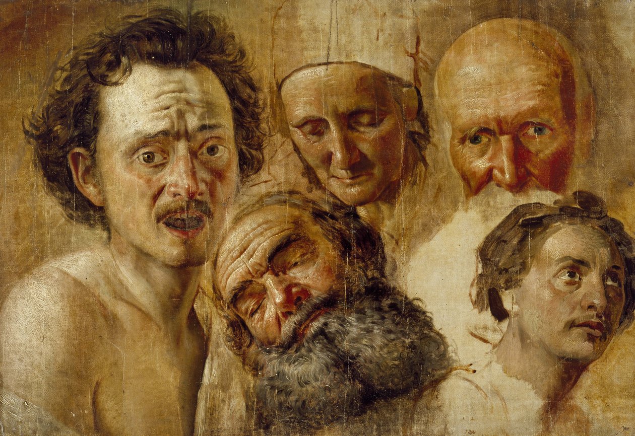 Studio di teste, c. 1830 da Aleksandr Andreevich Ivanov