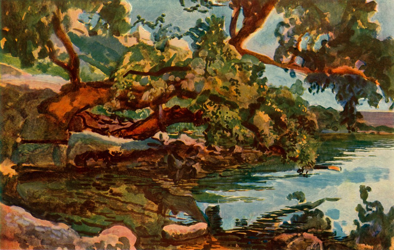 Lago di Nemi, 1830 da Aleksandr Ivanov