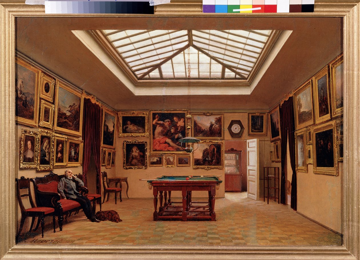 In una sala da biliardo da Aleksandr Ivanovich Morozov