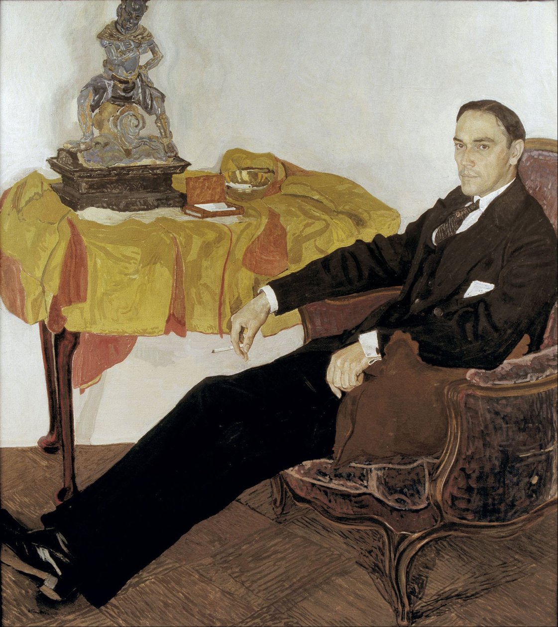 Ritratto di Michail Ivanovich Tereshchenko 1886-1956, 1911-1914 da Aleksandr Jakovlevic Golovin