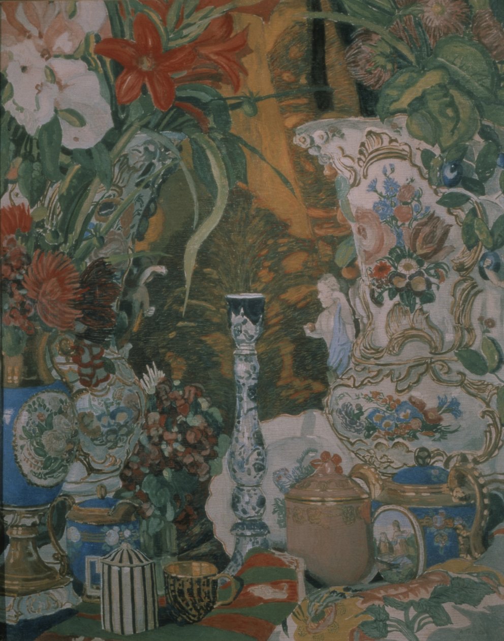 Natura morta. Fiori e porcellana, 1912 da Aleksandr Jakovlevic Golovin