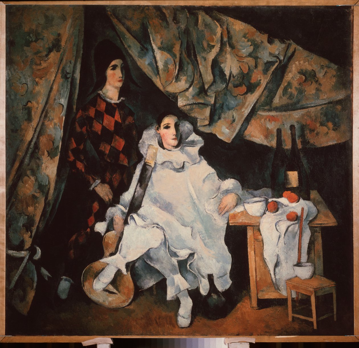 I fratelli giocolieri Cyrano. (in costume di Pierrot e Arlecchino) da Aleksandr Vasilievich Shevchenko