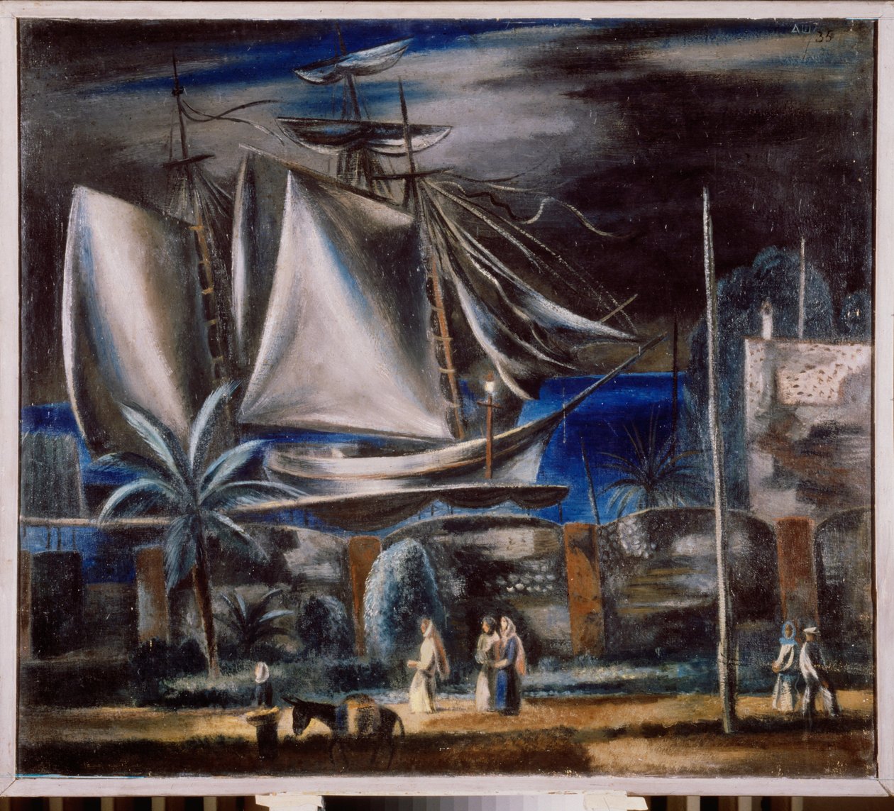 Porto marittimo, la notte da Aleksandr Vasilievich Shevchenko