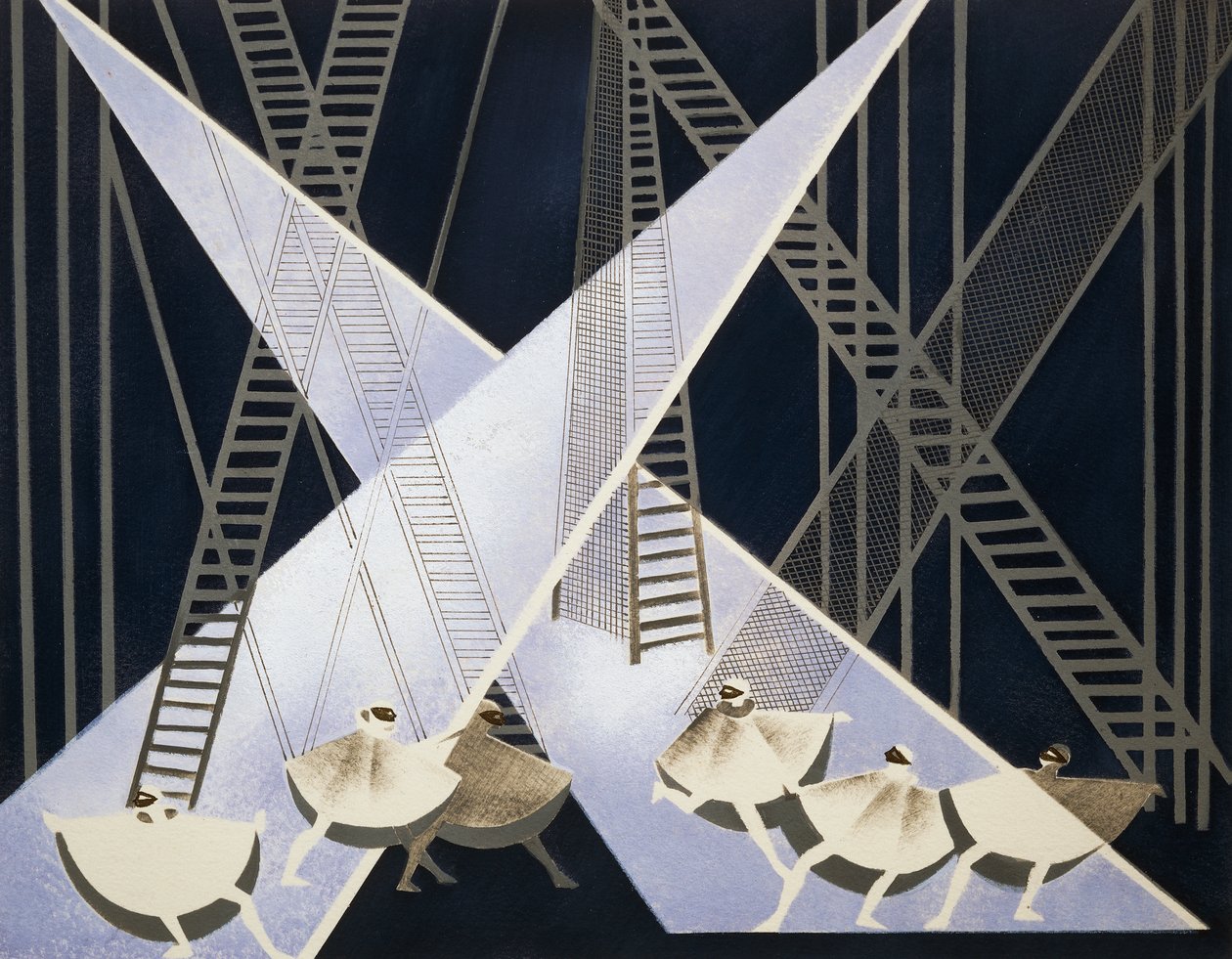 Scenografia per arena circense, Album di decorazioni floreali da Aleksandra Aleksandrovna Ekster