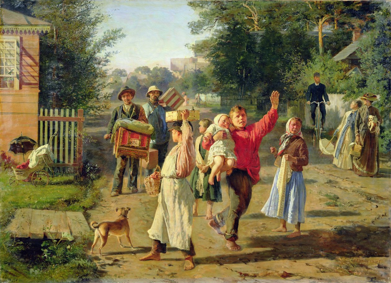 Petrushka sta arrivando, 1888 da Aleksei Ivanovich Korzukhin
